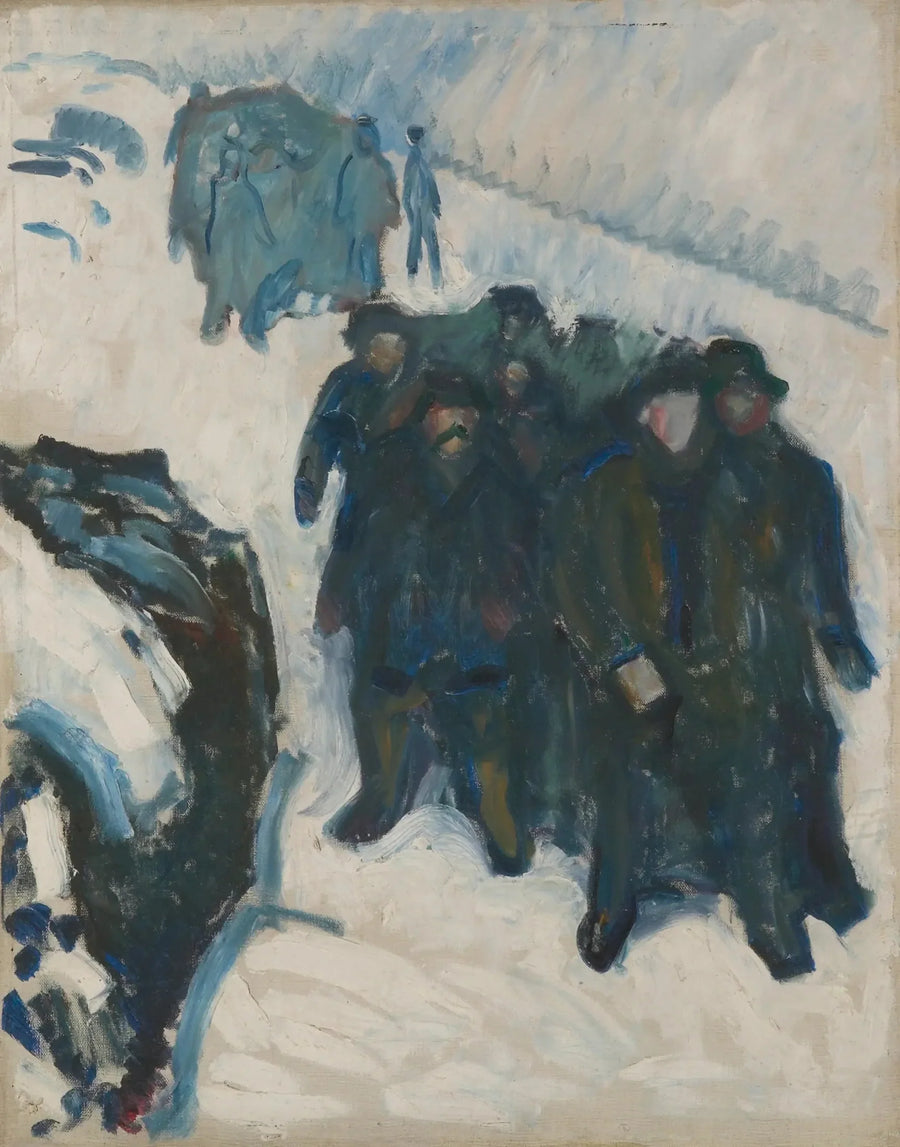 Sailors in the Snow - Edvard Munch