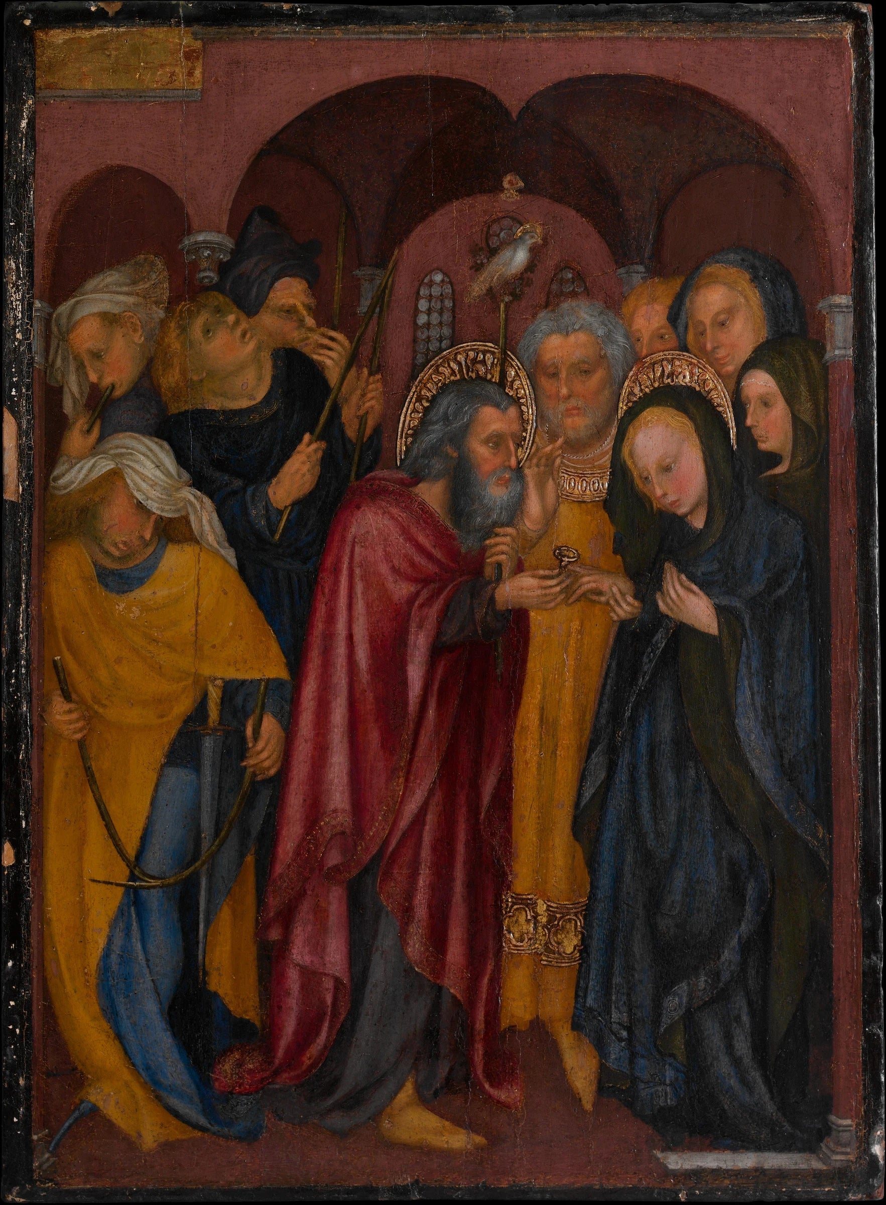 The Marriage of the Virgin - Michelino da Besozzo (Michelino de Mulinari)