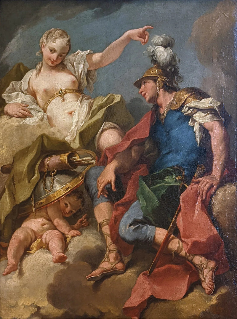 Mars and Venus - Giovanni Battista Pittoni