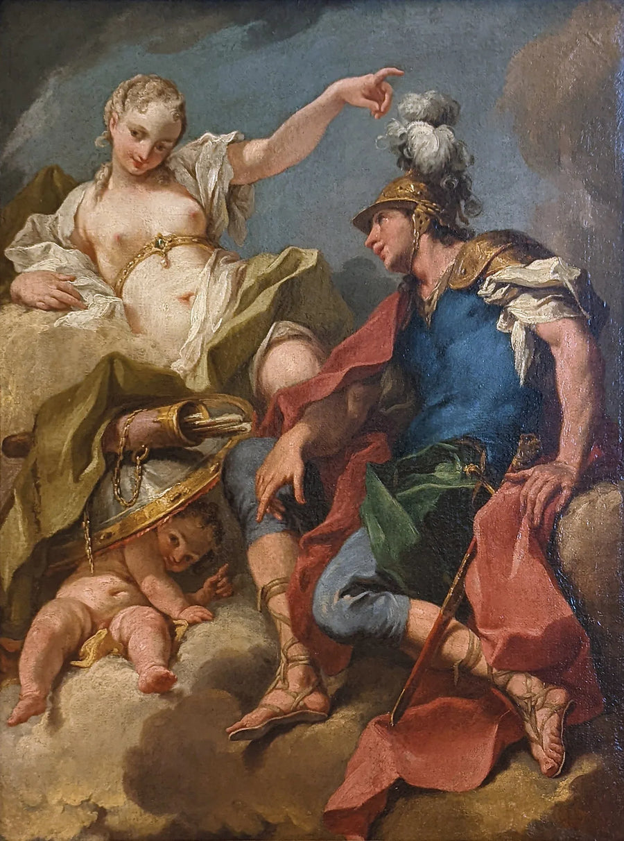 Mars and Venus - Giovanni Battista Pittoni
