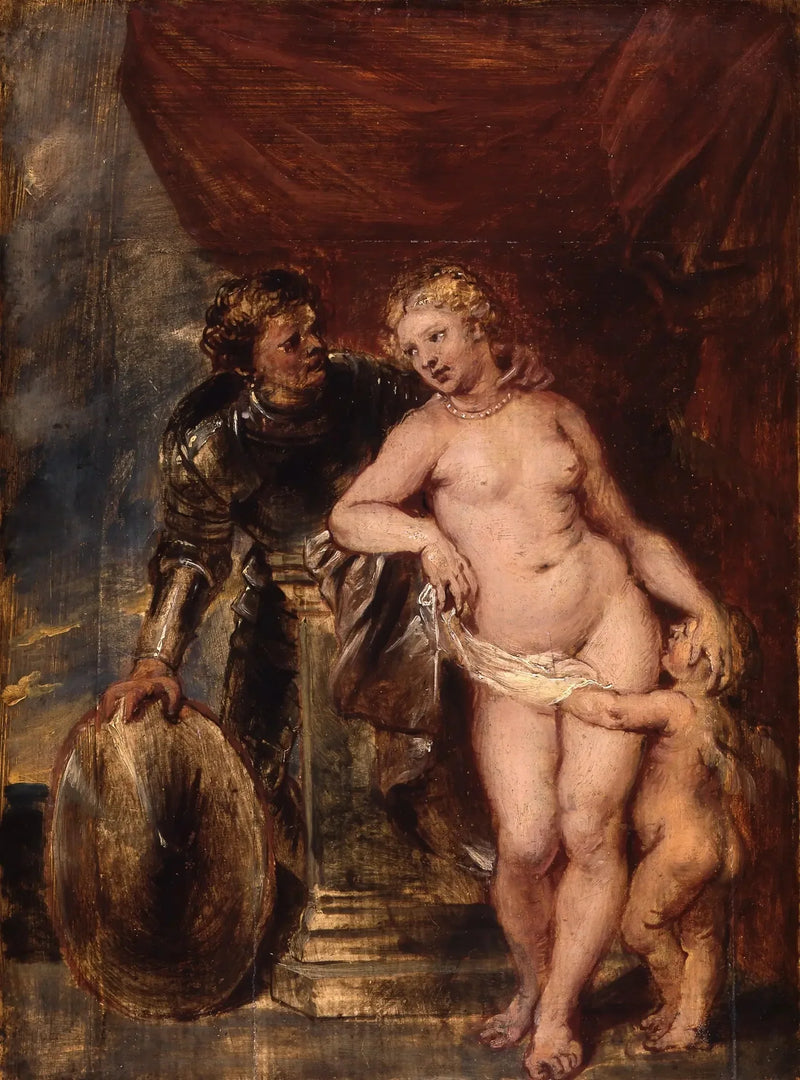 Mars, Venus et Amour - Peter Paul Rubens