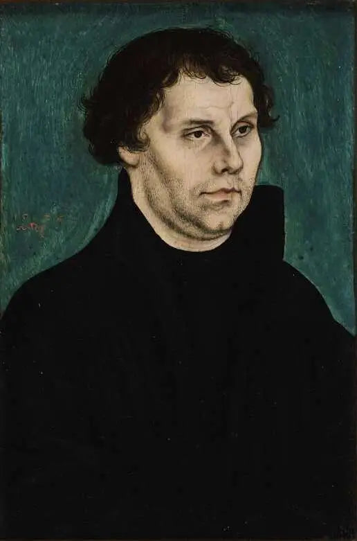 Martin Luther, half-length, turned to the right - Lucas Cranach the Elder