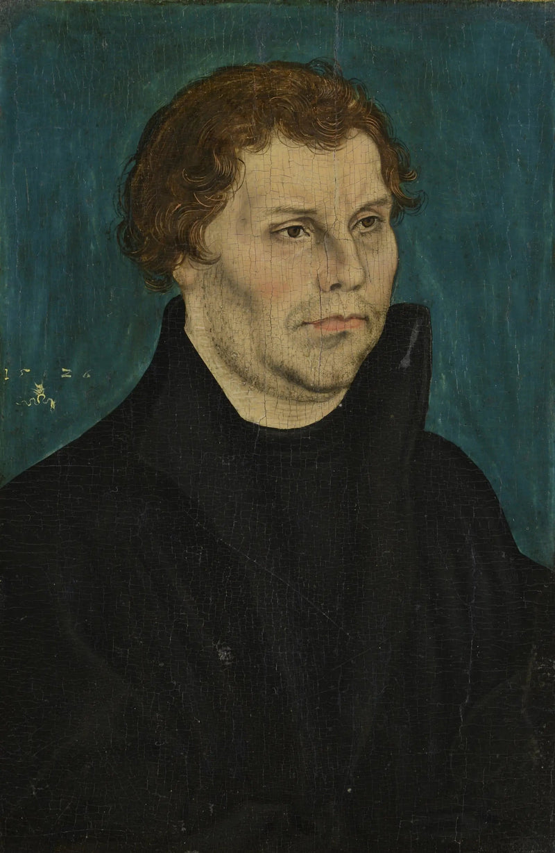 Martin Luther, half-length, turned to the right - Lucas Cranach the Elder