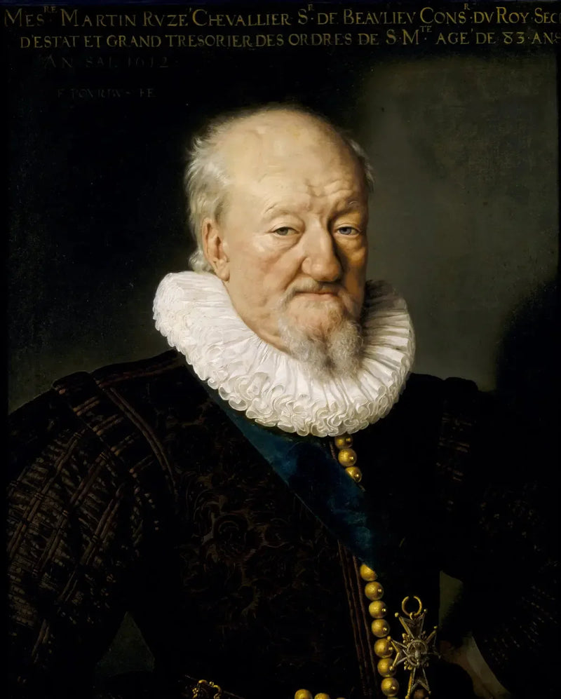Martin Ruzé, seigneur de Beaulieu (1527-1613), aged 83 - Frans Pourbus the Younger