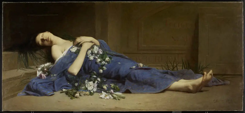 Martyr in the Catacombs - Jules-Cyrille Cavé