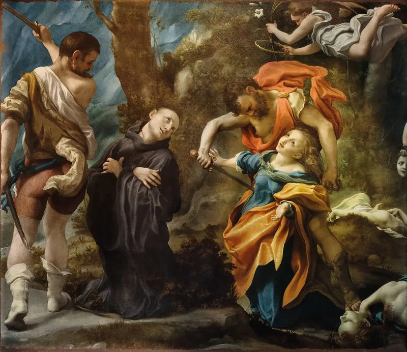 Martyrdom of Four Saints - Antonio da Correggio