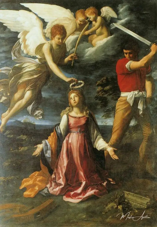 Martyre de Sainte Catherine d’Alexandrie - Guido Reni Reproductions de tableaux à la peinture à l’huile