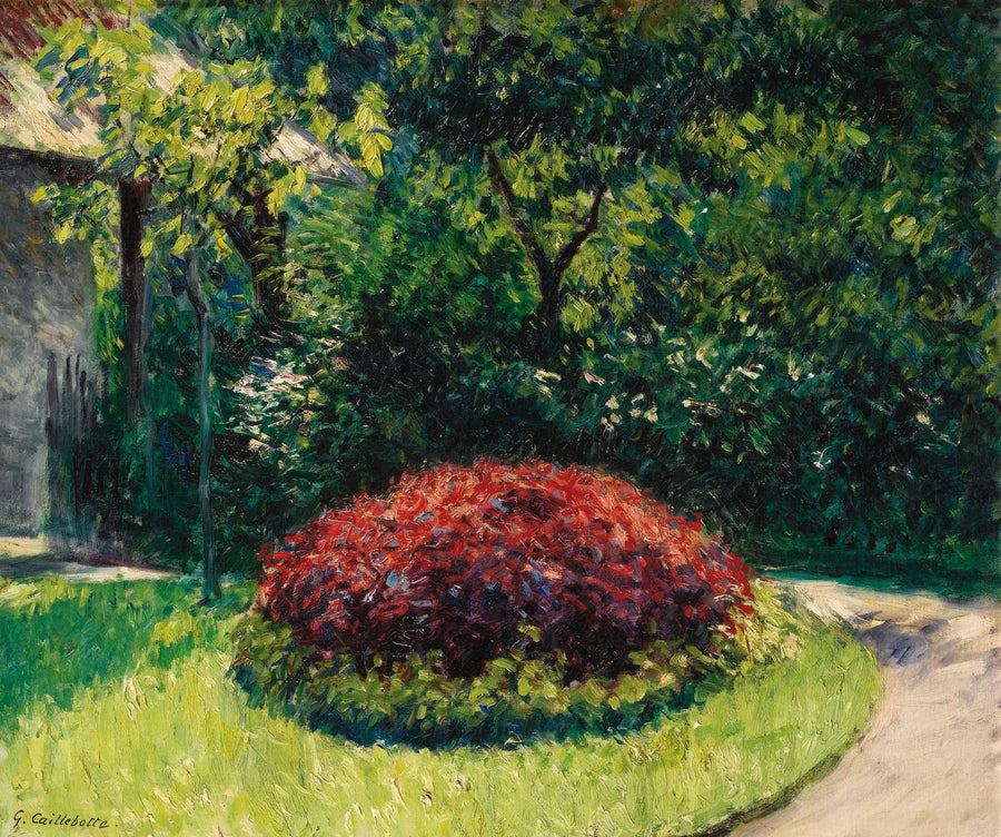 Massif of Flowers, Garden of Petit Gennevilliers - Gustave Caillebotte