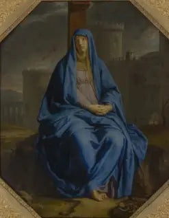 Mater Dolorosa at the Foot of the Cross - Philippe de Champaigne