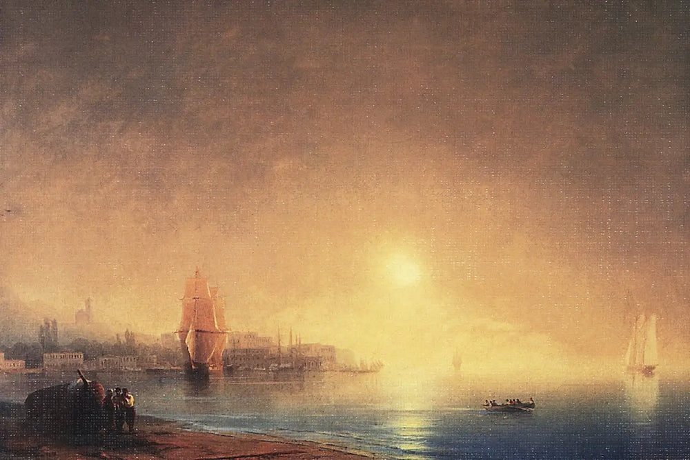 Matin au bord de la baie - Ivan Aïvazovski - Alpha Reproduction