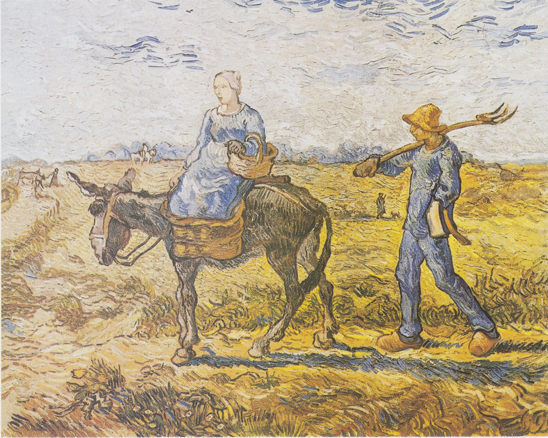 Morning. At Work (after Millet) - Vincent van Gogh