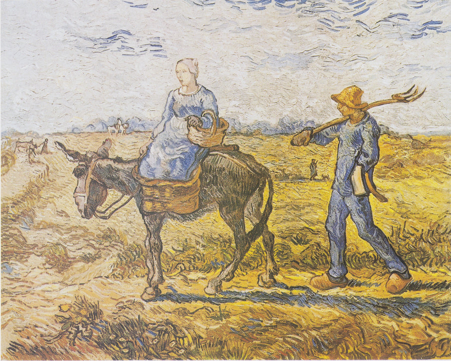 Morning. At Work (after Millet) - Vincent van Gogh