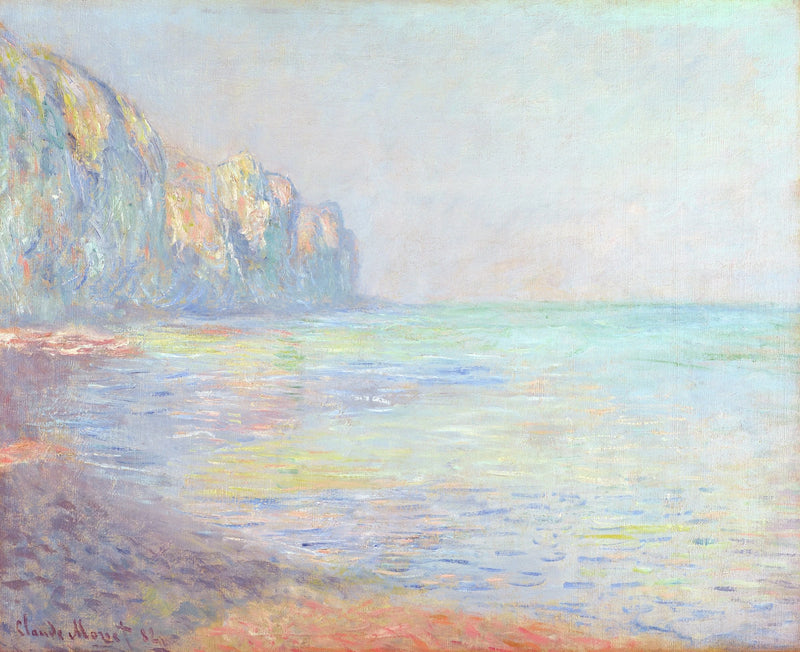 Le Matin, foggy weather, Pourville W711 - Claude Monet