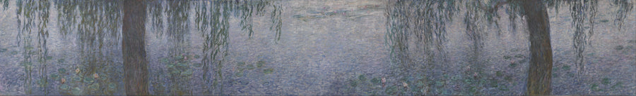 Water Lilies - Clear Morning with Willows - Claude Monet