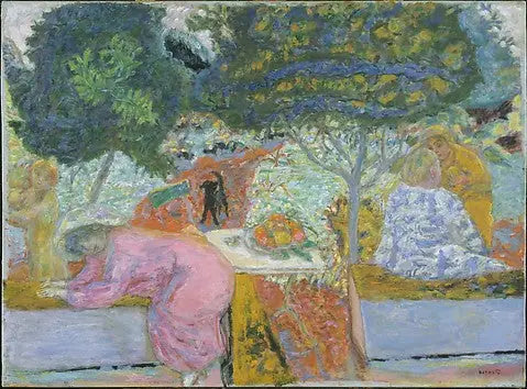 Morning in the Garden at Vernonnet - Pierre Bonnard