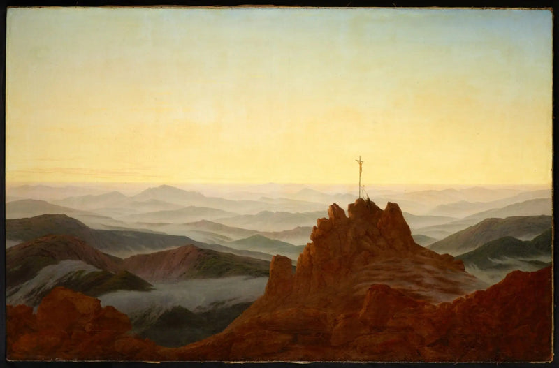 Morning in the Mountains of Giants - Caspar David Friedrich