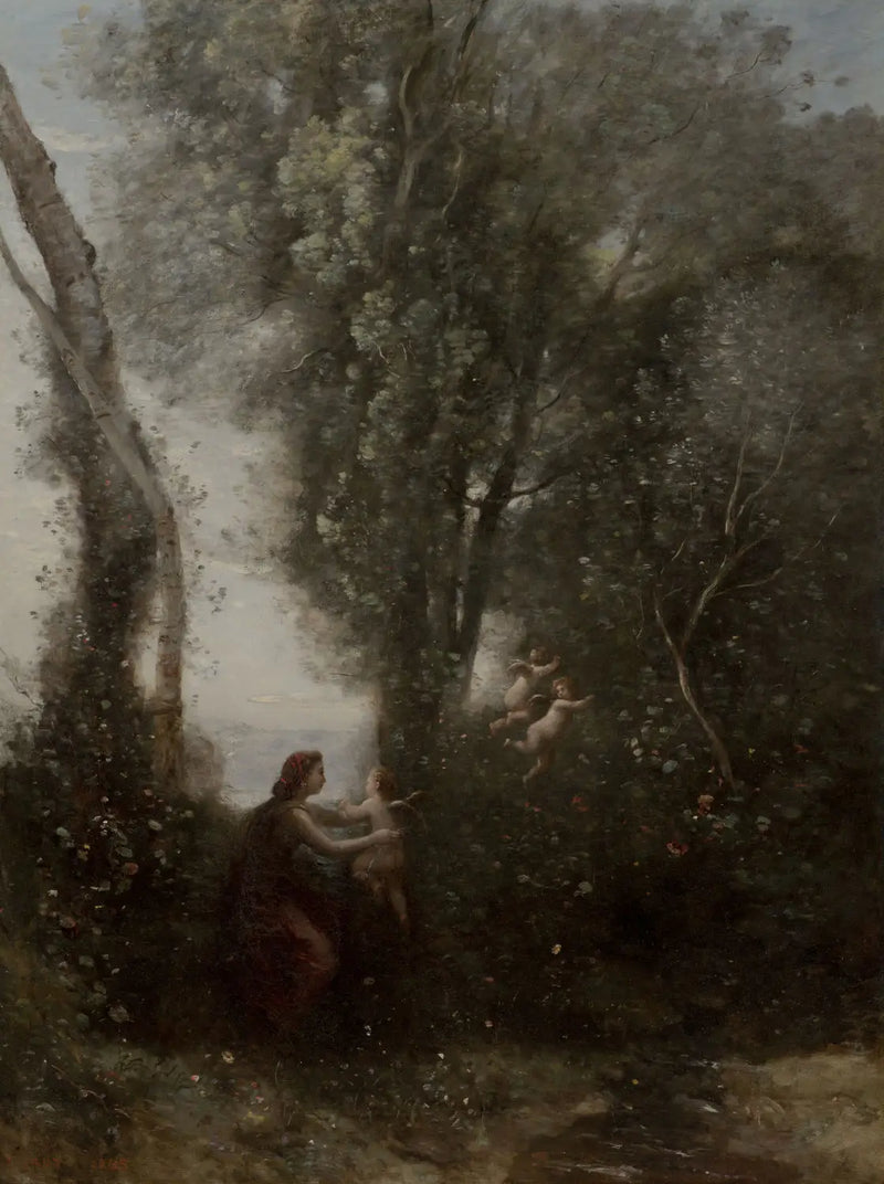 Morning - Jean-Baptiste Camille Corot