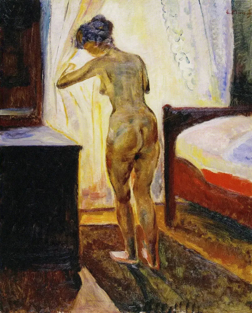 Morning. Nude at the Window - Edvard Munch