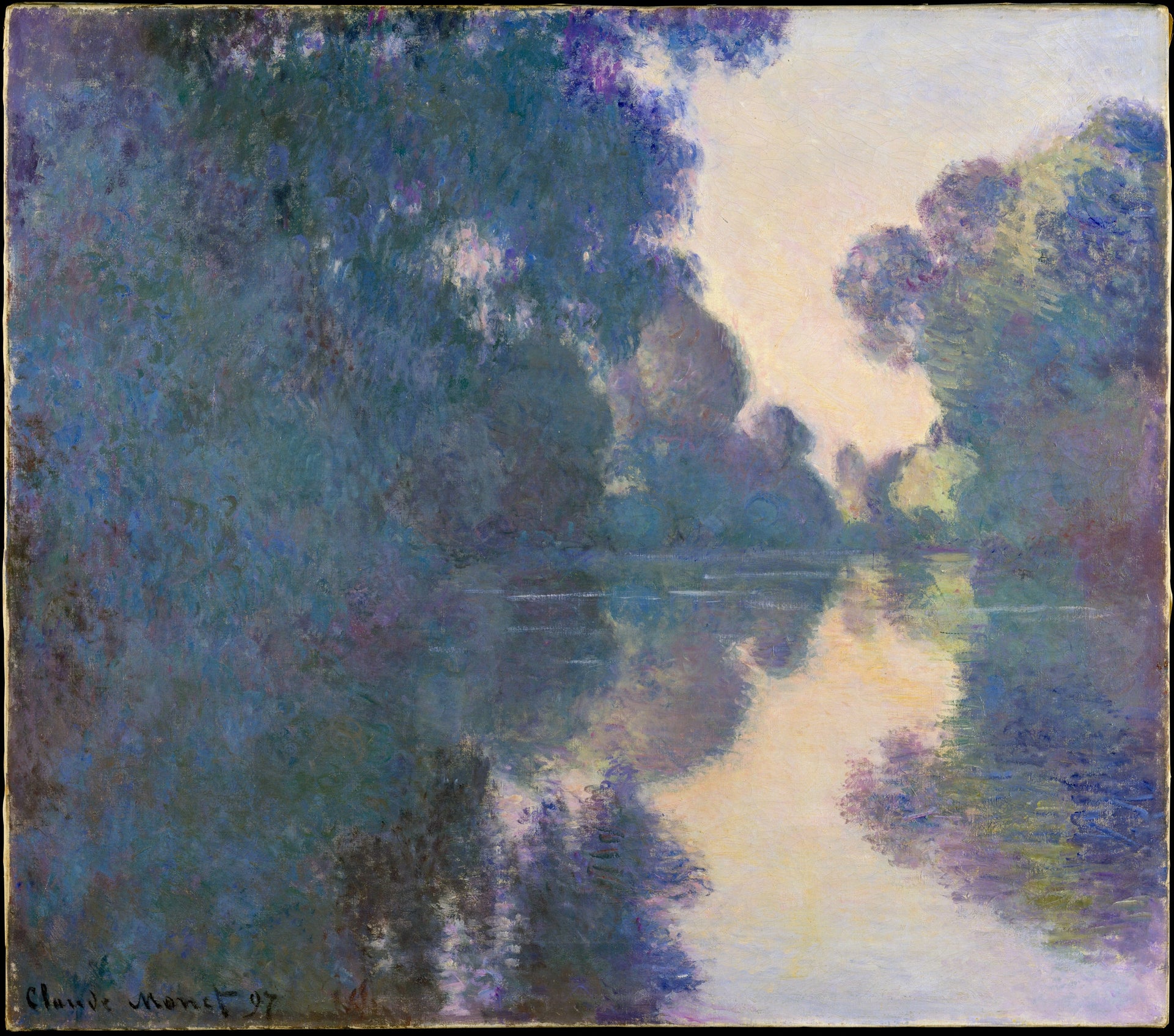 Le Matin sur la Seine près de Giverny de Claude Monet, 1897 – Metropolitan Museum of Art 56.135.4, Wildenstein 1482