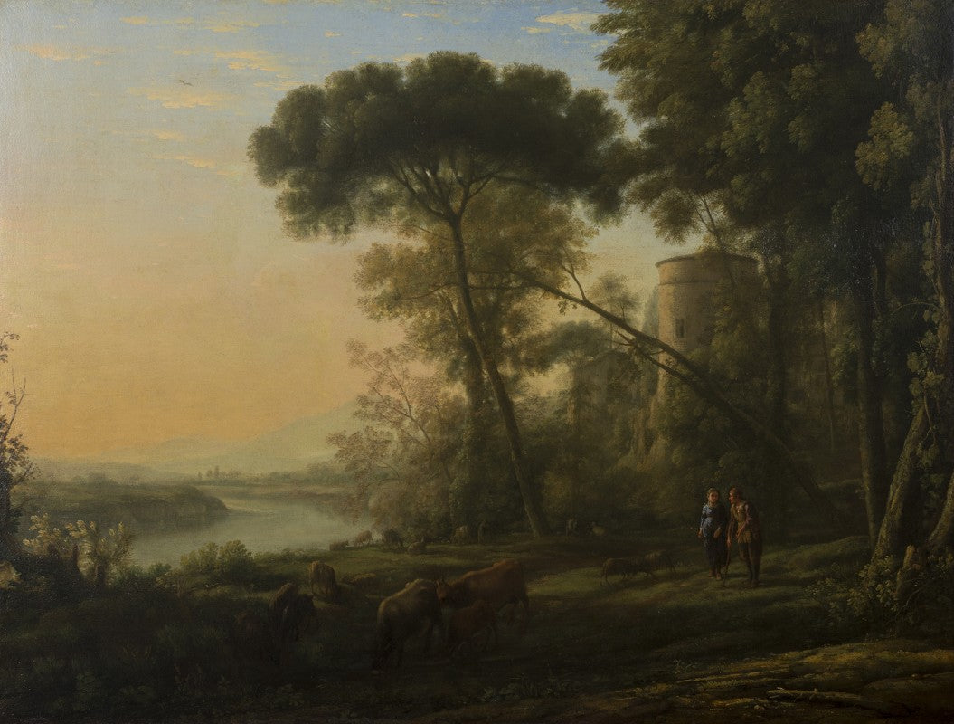 Morning: A wooded landscape - Claude Lorrain