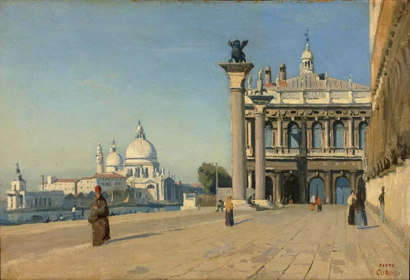 Morning in Venice - Jean-Baptiste Camille Corot