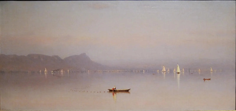 Morning in the Hudson, Haverstraw Bay - Sanford Robinson Gifford