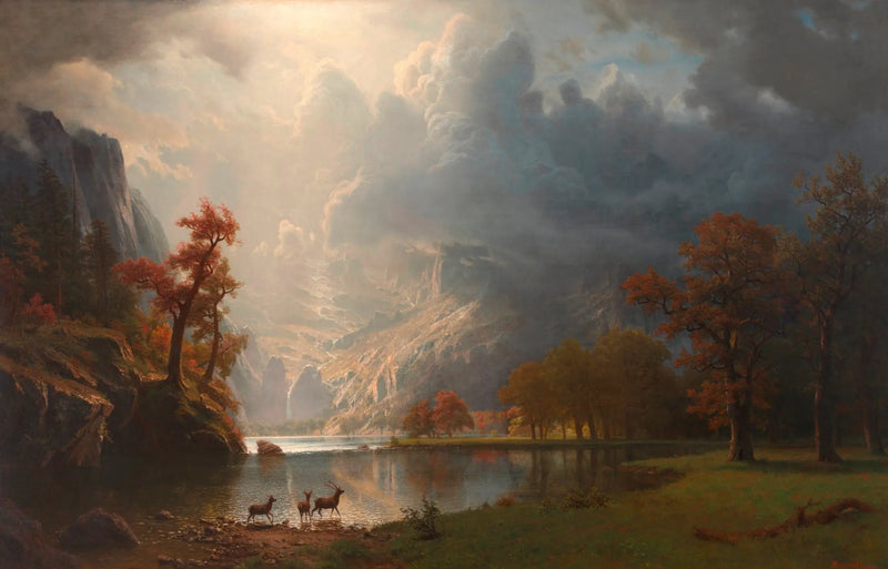 Morning in the Sierra Nevada - Albert Bierstadt