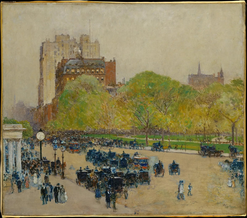 Spring Morning in the Heart of the City - Childe Hassam