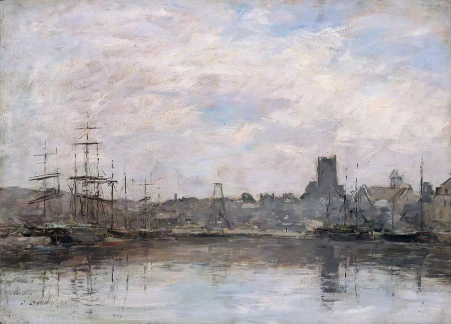September Morning: Port of Fécamp - Eugène Boudin