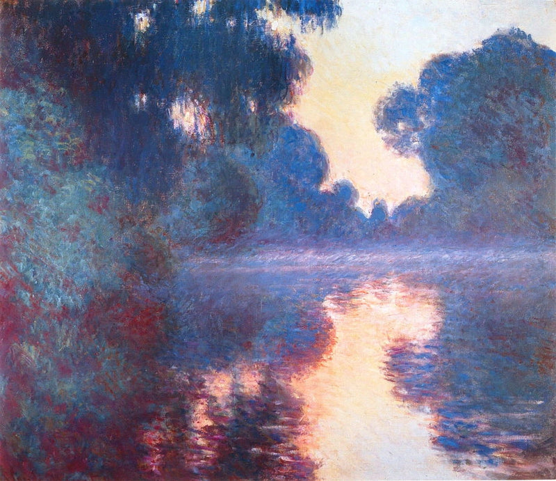 Morning on the Seine, Hiroshima W1479 - Claude Monet