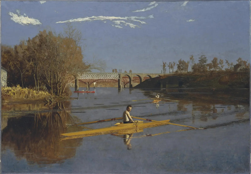 Max Schmitt en skiff - Thomas Eakins