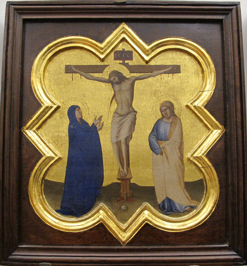 Quadrilobed Medallion of Santa Croce with Crucifixion - Taddeo Gaddi