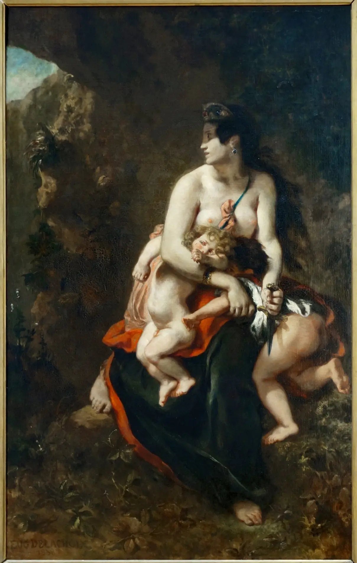 Médée furieuse - Eugène Delacroix image 1 tableau peint à l’huile sur toile