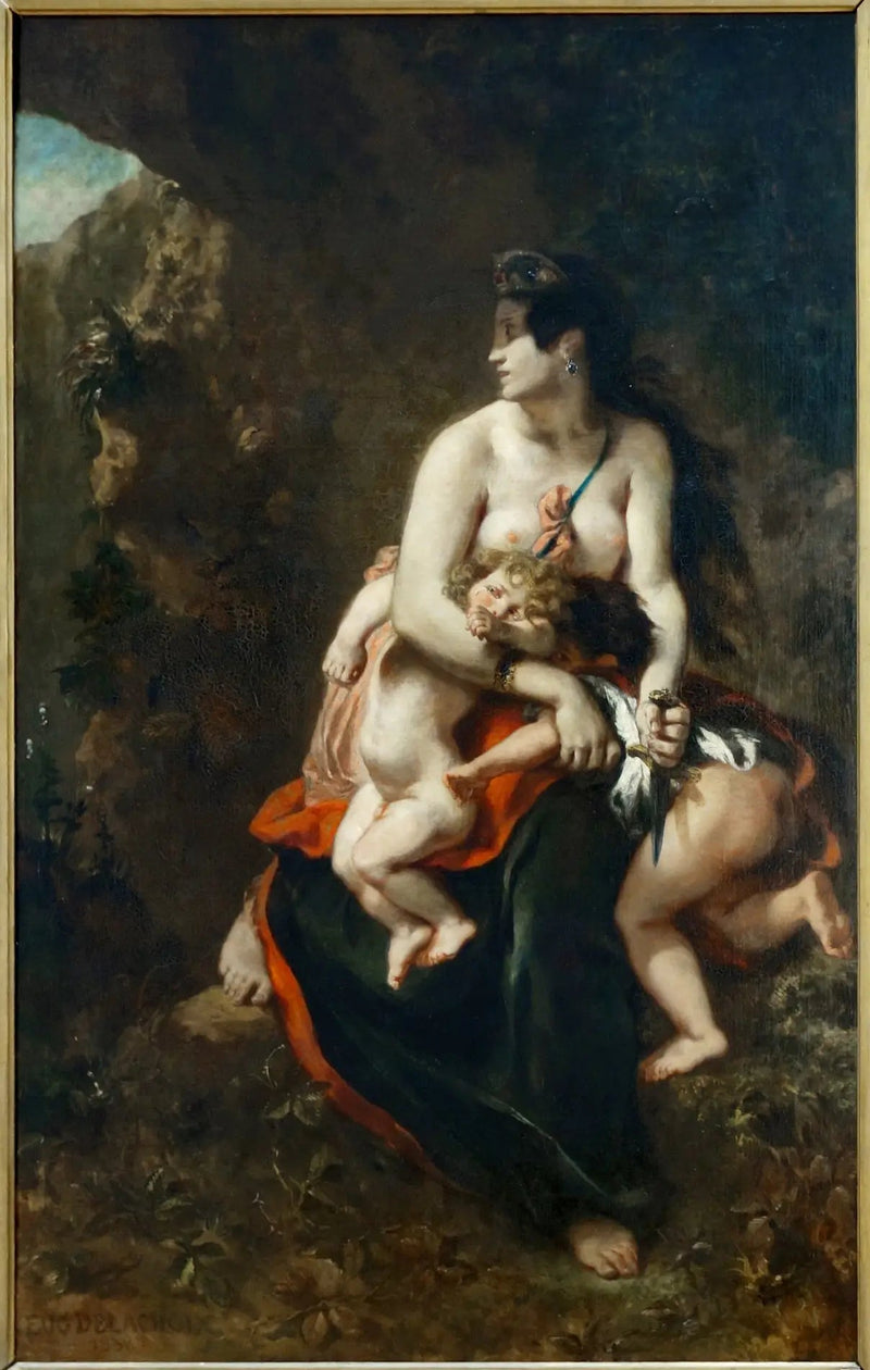 Medea in Fury - Eugène Delacroix