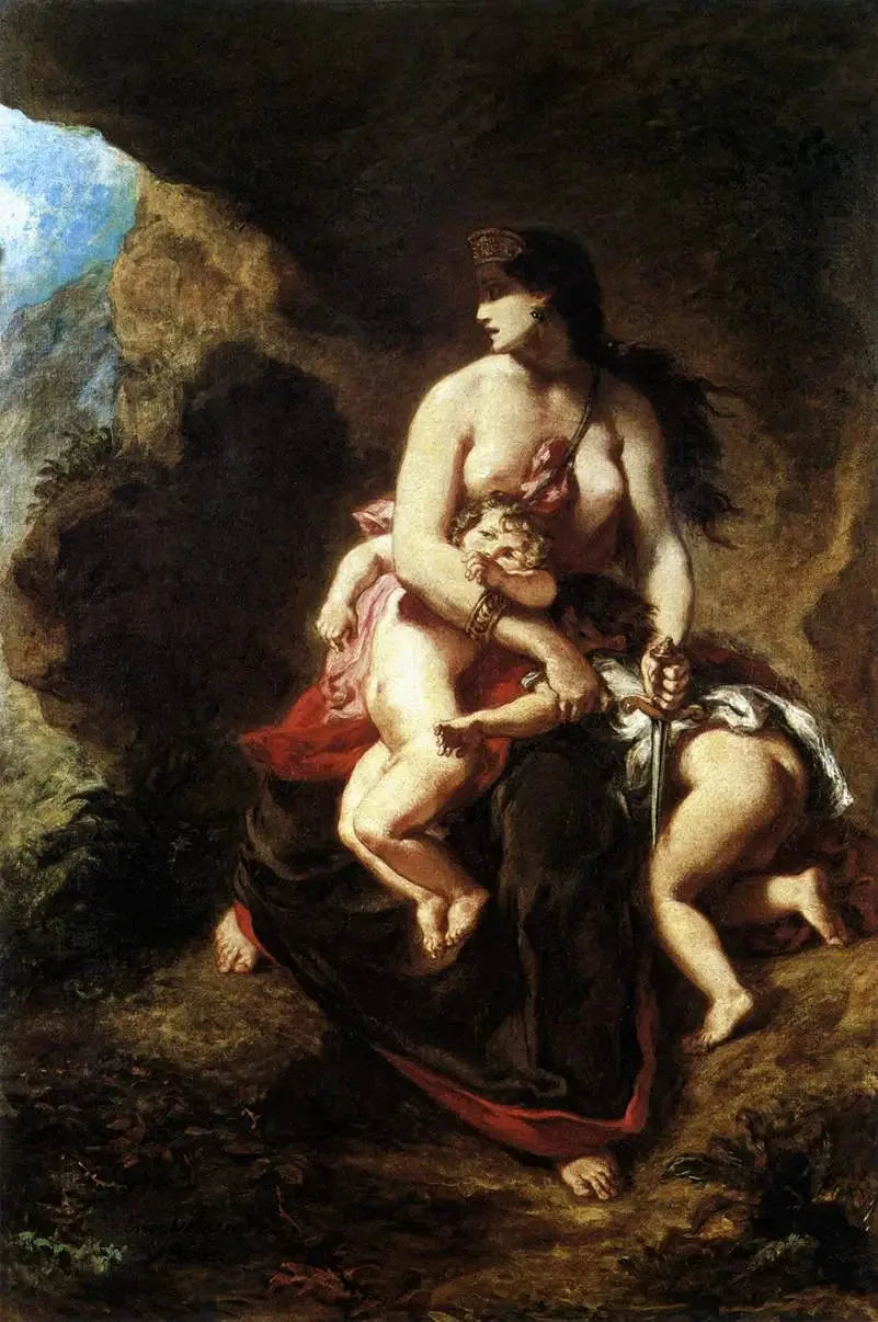 Medea in Fury - Eugène Delacroix