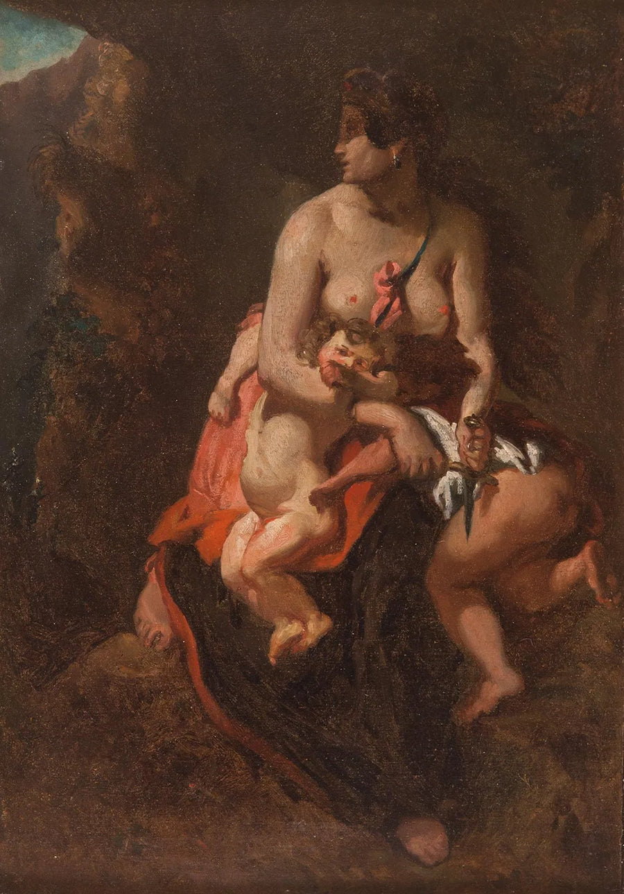 Furious Medea - Théodore Chassériau