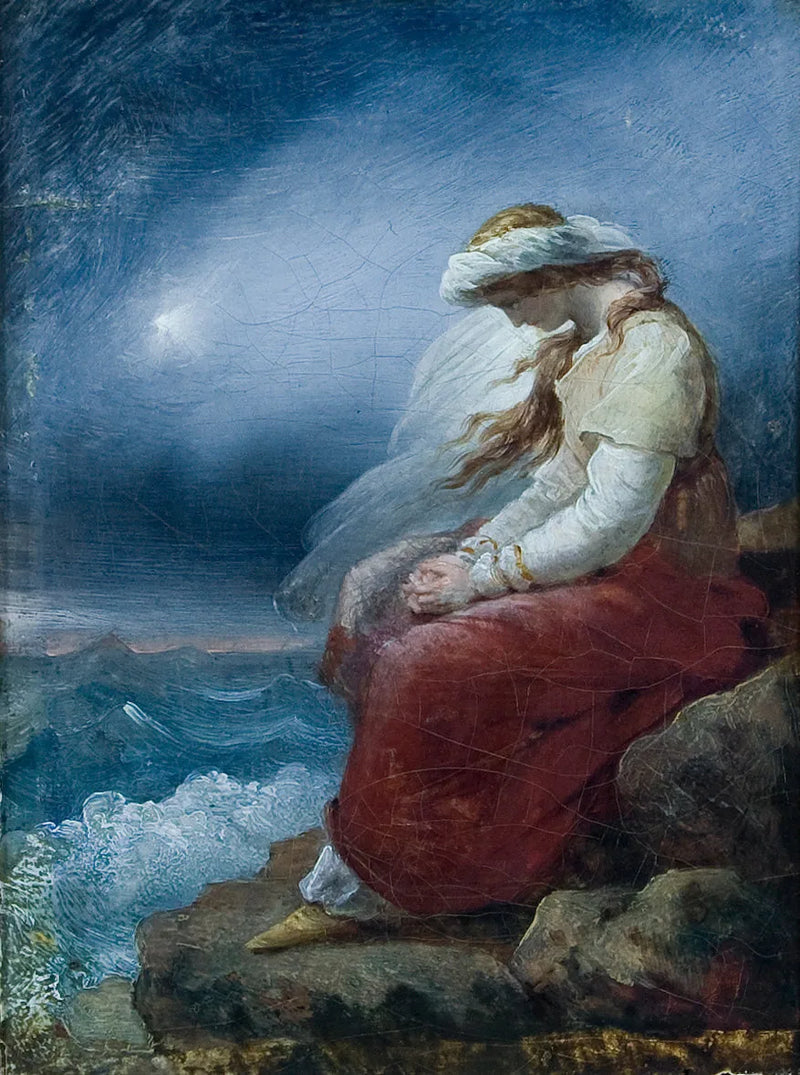 Médora on the Rock - Ary Scheffer