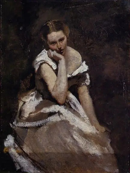 Melancholy - Jean-Baptiste Camille Corot