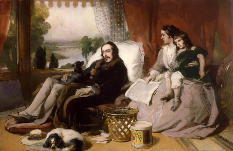Members of the Sheridan family - Edwin Henry Landseer