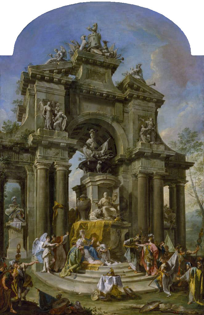 Memorial to James, First Earl of Stanhope - Canaletto