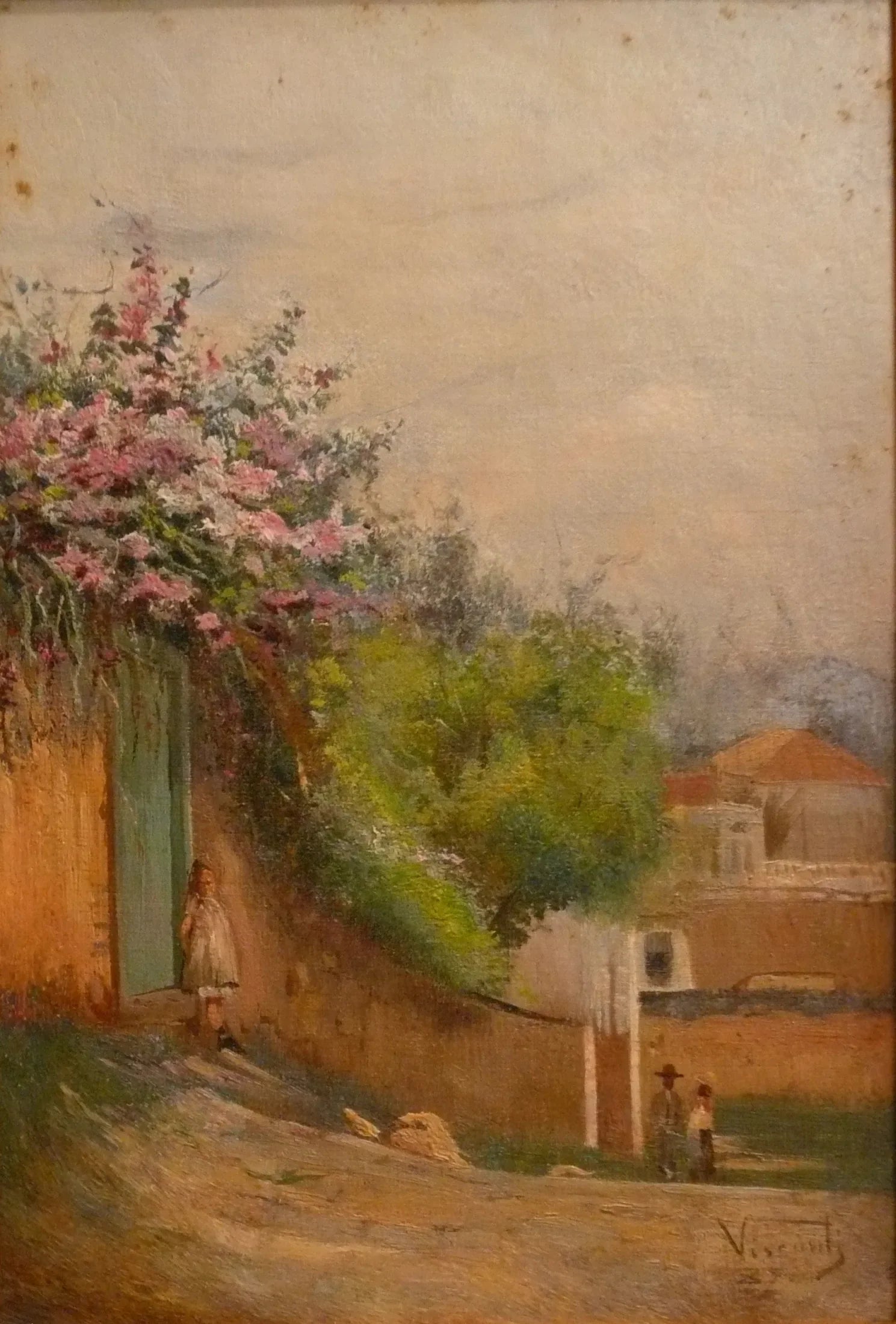 Menina no portão - Eliseu Visconti image 1 reproduction artisanale de tableau