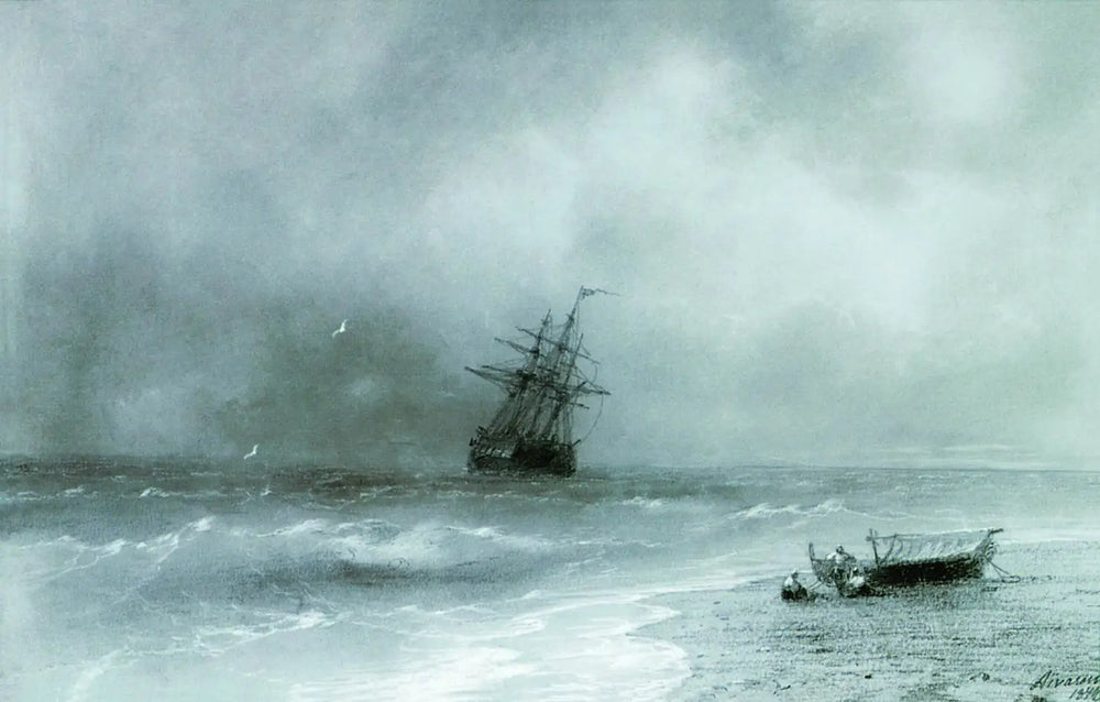 Mer agitée - Ivan Aïvazovski - Alpha Reproduction