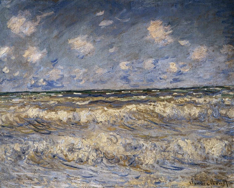 Rough seas W663 - Claude Monet