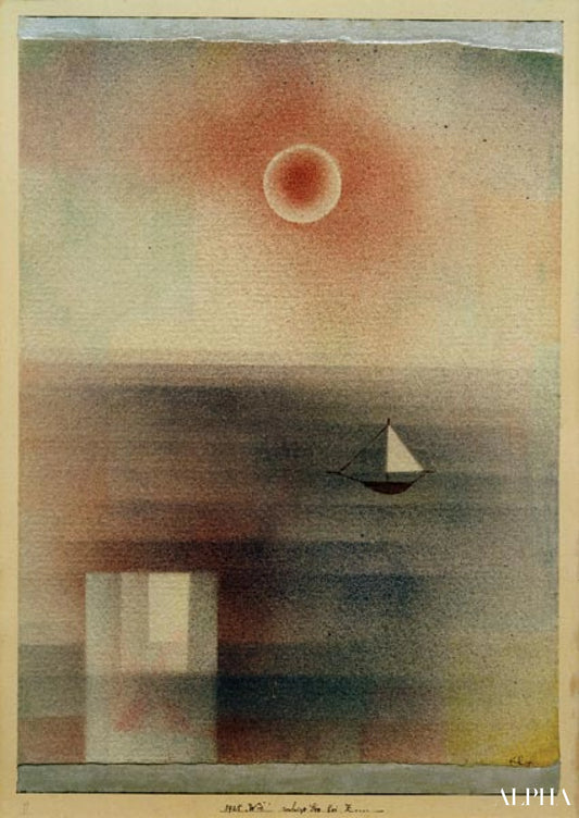 Mer calme près de Z...- Paul Klee - Reproductions de tableaux et peintures haut de gamme