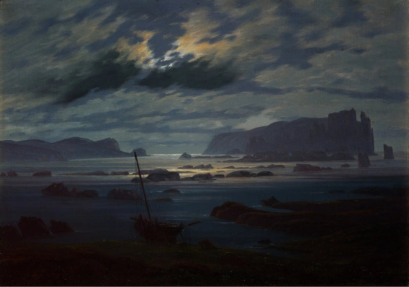 North Sea by Moonlight - Caspar David Friedrich