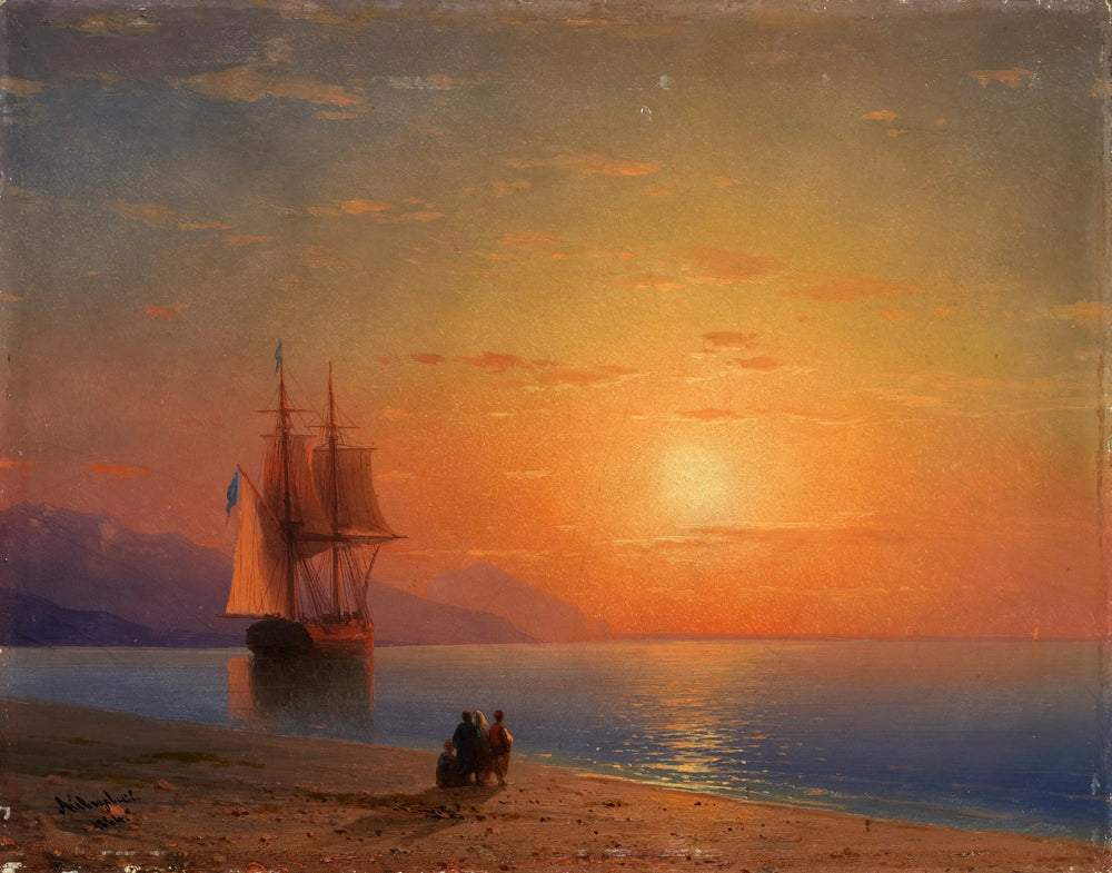 Mer - Ivan Aïvazovski image 1 tableau peint à l’huile sur toile