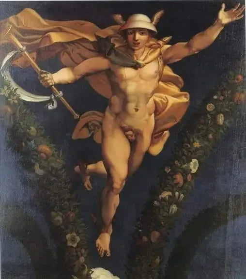 Mercury, after the fresco by Raphael at the Farnesina - Jean-Auguste-Dominique Ingres