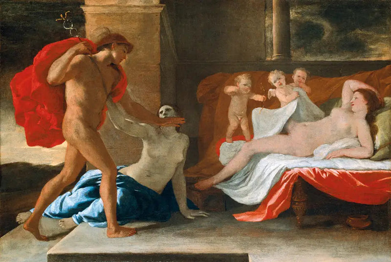 Mercury, Hersé et Aglaure - Nicolas Poussin