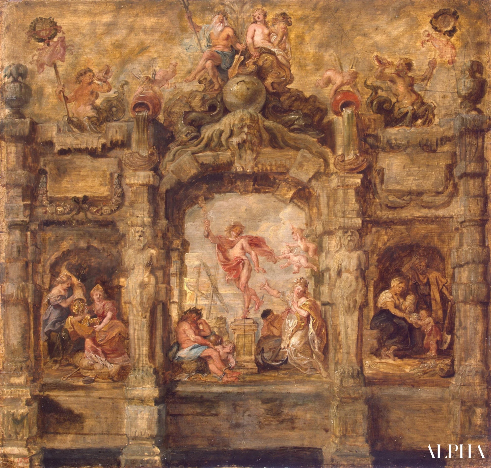 Mercury Departing (Mercurius Abituriens) - Peter Paul Rubens - High-quality reproductions of paintings and artworks