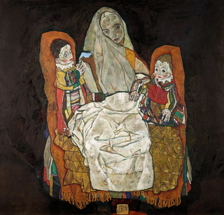 Mother with Two Children III - Egon Schiele